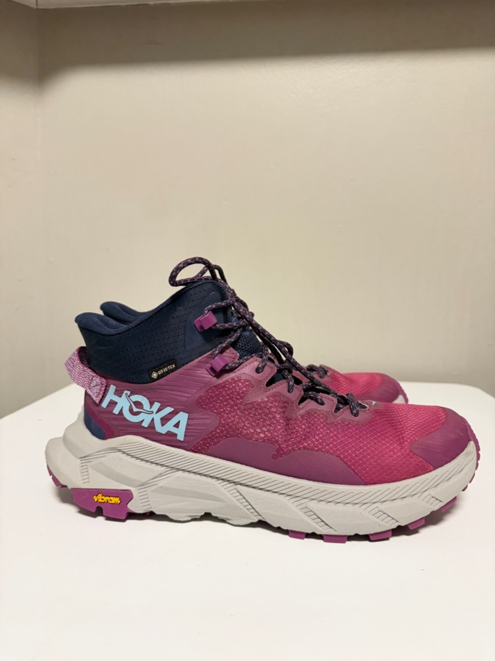 Hoka One Trail Code GTX Beautyberry Pink Purple Hiking Shoes Women’s US 9.5 B - Picture 3 of 10